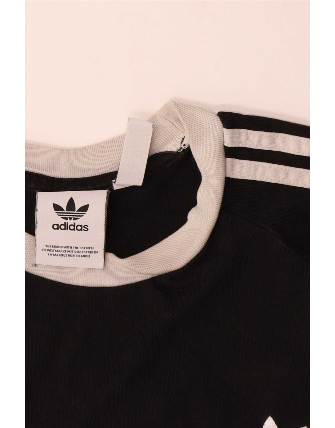 Adidas Herren T-Shirt Top Small Schwarz Baumwolle