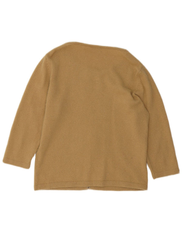 Marks & Spencer Damen-Pullover mit U-Boot-Ausschnitt, Gr. 16, Beige