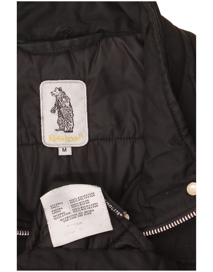 Refrigue Damen Utility-Jacke UK 14 Mittelschwarzes Polyester