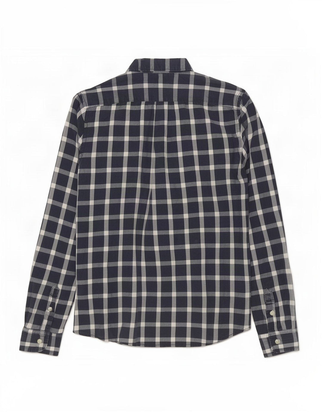 Abercrombie & Fitch Herren-Muskelhemd, groß, marineblau, kariert