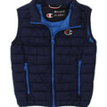 CHAMPION Boys Padded Gilet 3-4 Years 2XS Navy Blue Vintage Champion and Second-Hand Champion from Messina Hembry 