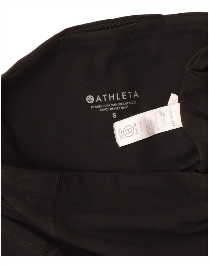 ATHLETA Damen Leggings UK 10 Small Schwarz Nylon