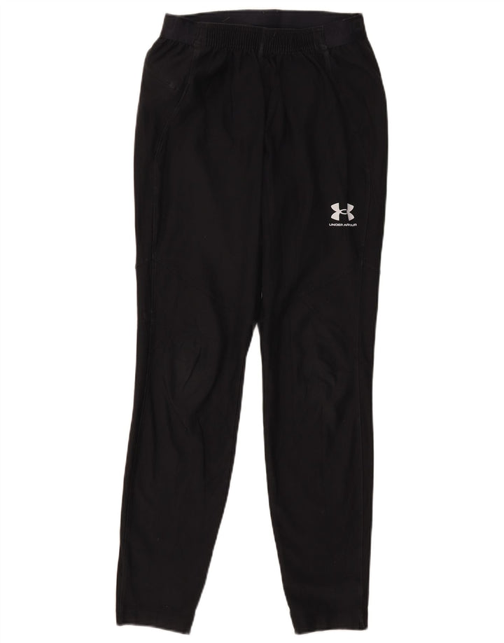 UNDER ARMOUR Grafik-Leggings für Damen, UK 10, Größe S, Schwarz, Farbblock