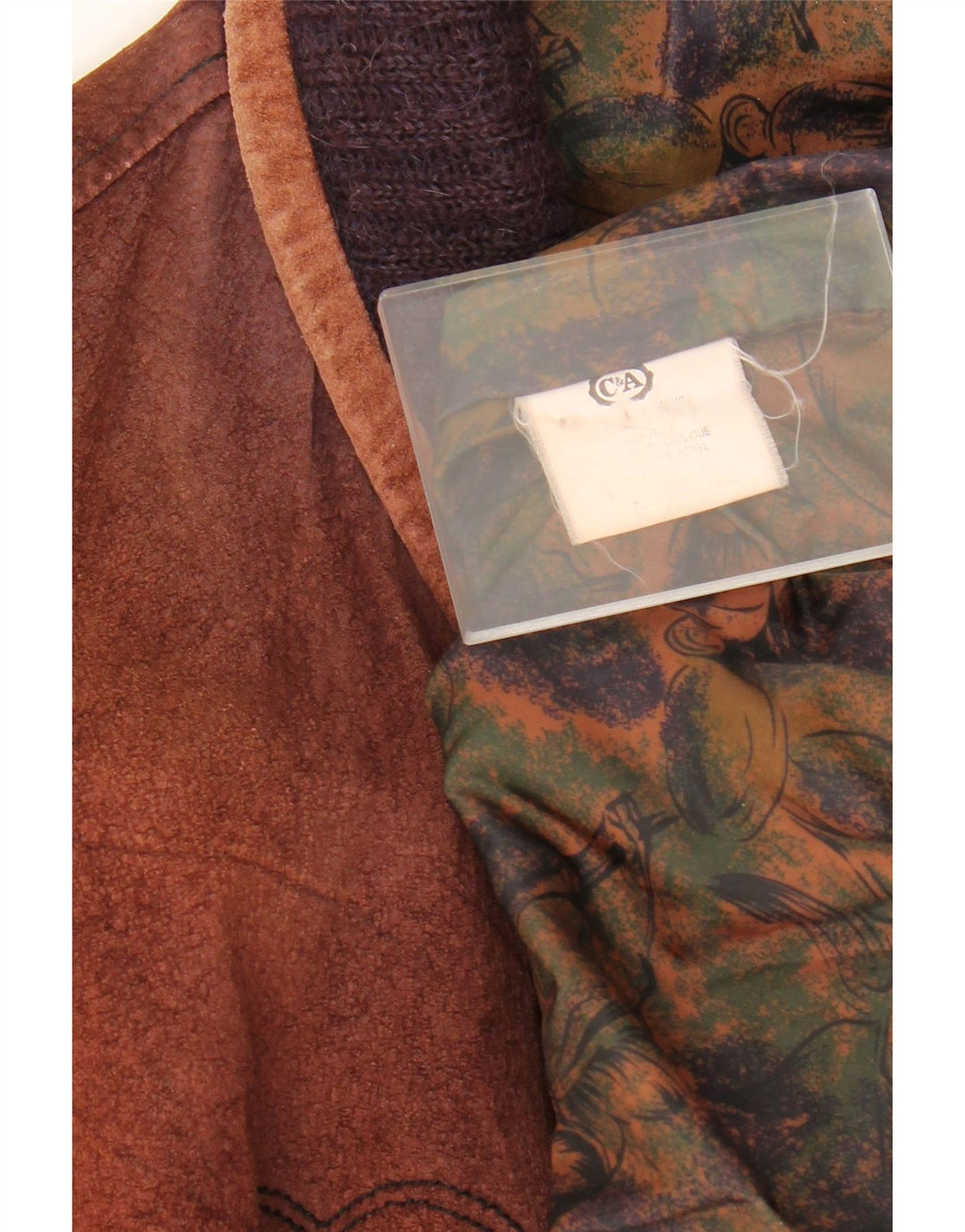 C&A Herren-Strick-Bomberjacke, mittelgroß, mehrfarbig, Fair Isle-Muster