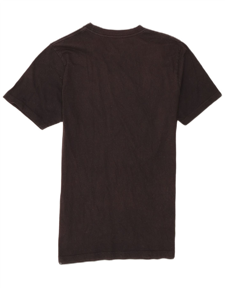 Hurley Premium Fit Grafik-T-Shirt-Oberteil für Herren aus mittelschwarzer Baumwolle