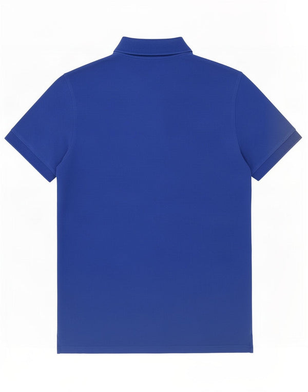 Hugo Boss Herren-Poloshirt mit normaler Passform, 2XL, blaue Baumwolle