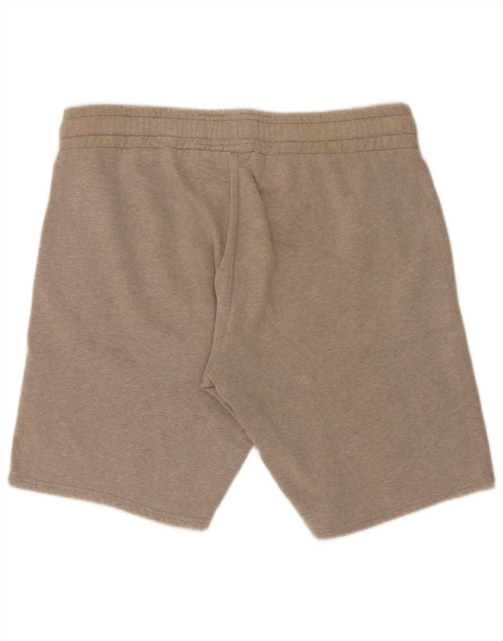Superdry Herren-Sportshorts mit Grafik, mittelgrau gesprenkelte Baumwolle