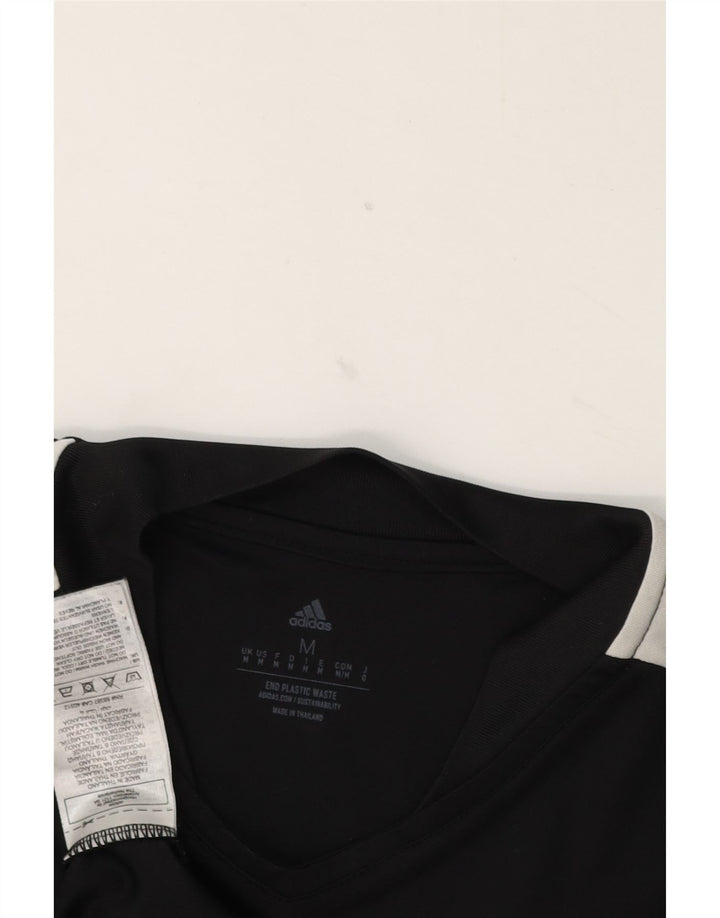 Adidas Herren Aeroready T-Shirt Top Medium Schwarz Colourblock Polyester
