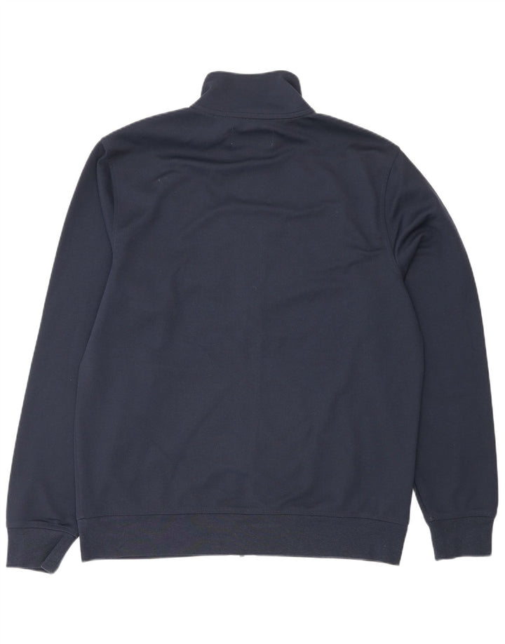 Penguin Herren-Trainingsanzug-Top-Jacke, mittelgroß, Marineblau, Farbblock-Sport