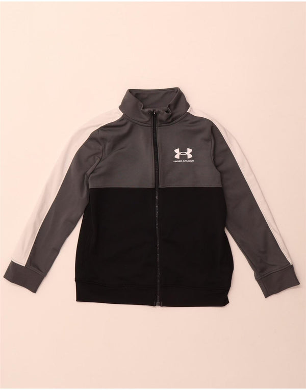 Under Armour Jungen-Trainingsanzug-Top-Jacke, 7–8 Jahre, Größe S, mehrfarbig