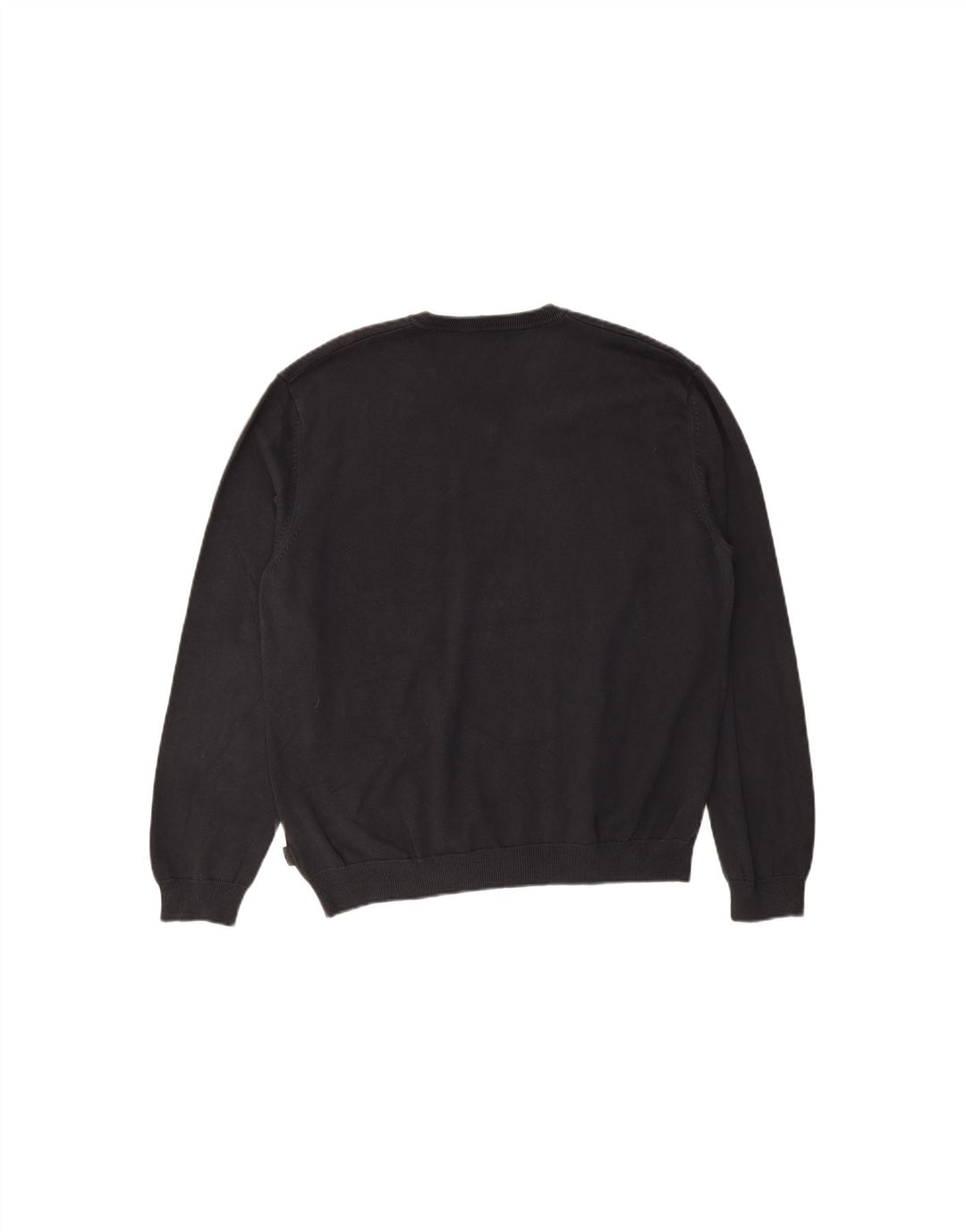HUGO BOSS Mens V-Neck Jumper Sweater Large Navy Blue
