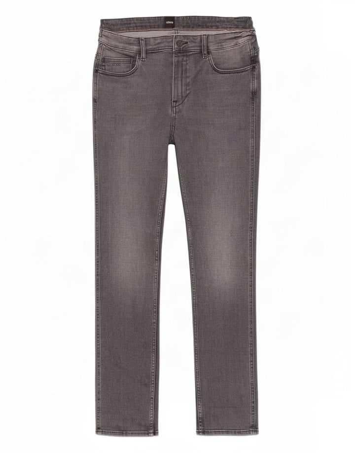 Hugo Boss Damen Slim Jeans W32 L30 Graue Baumwolle