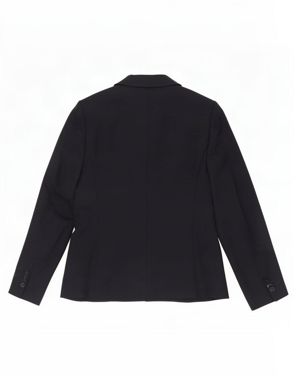 Laura Ashley Damen-Blazerjacke mit 5 Knöpfen, UK 12, mittelmarineblaue Wolle