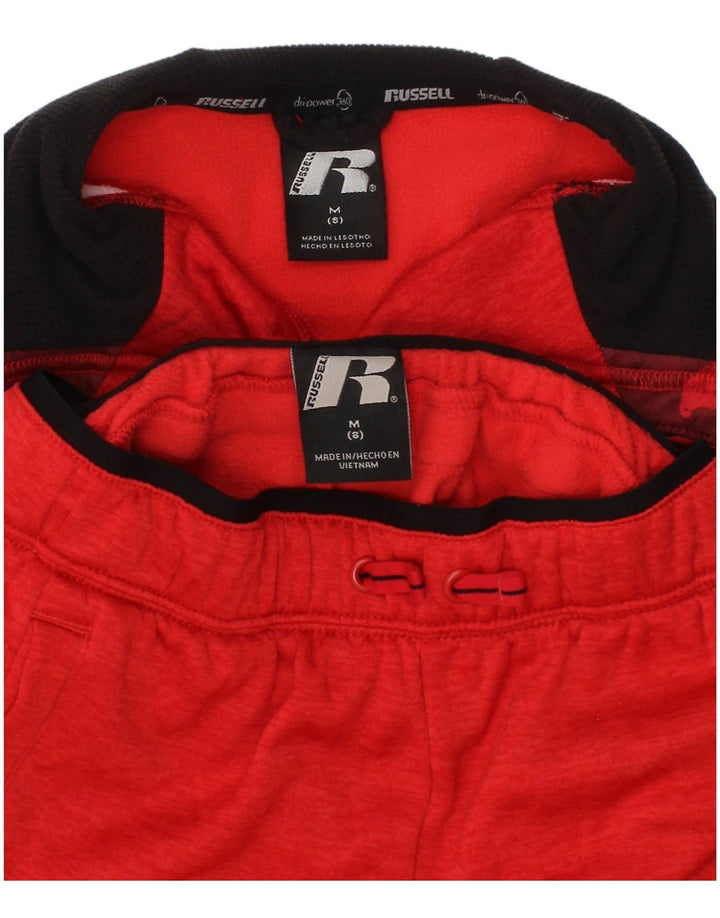 Russell Athletic Jungen-Trainingsanzug, 7–8 Jahre, mittelrotes Polyester