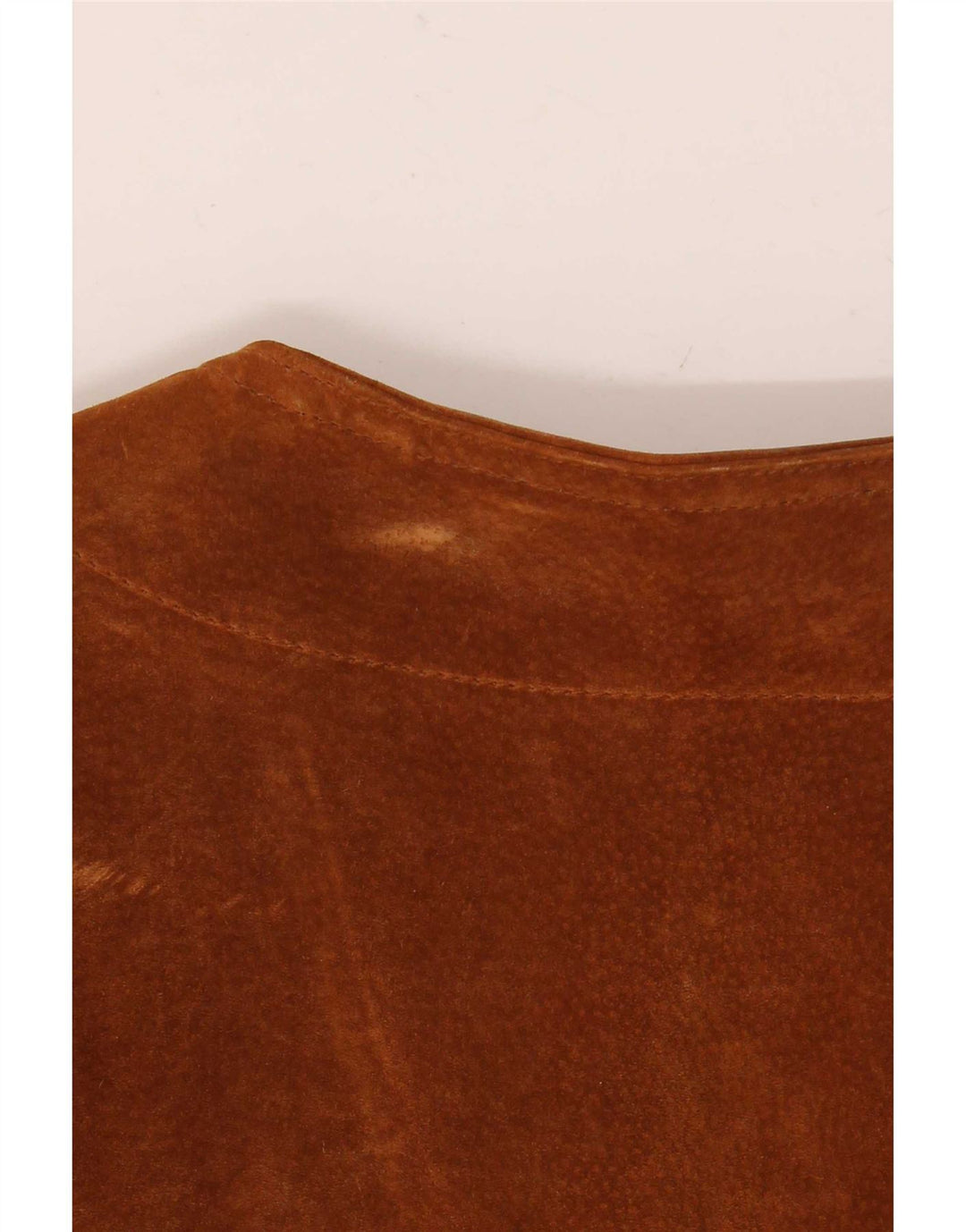 Front Line Herren Wildlederweste UK 48 2XL Braunes Leder