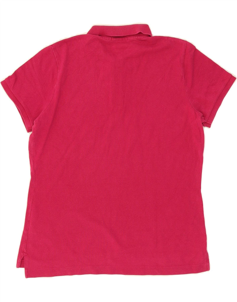 RALPH LAUREN Mens Skinny Polo Shirt XL Pink Cotton Vintage Ralph Lauren and Second-Hand Ralph Lauren from Messina Hembry 