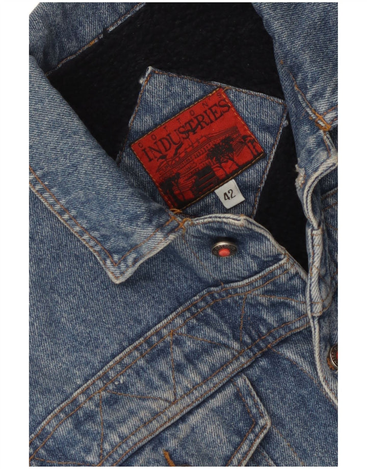 Cotton's Industries Damen Jeansjacke IT 42 Mittelblau
