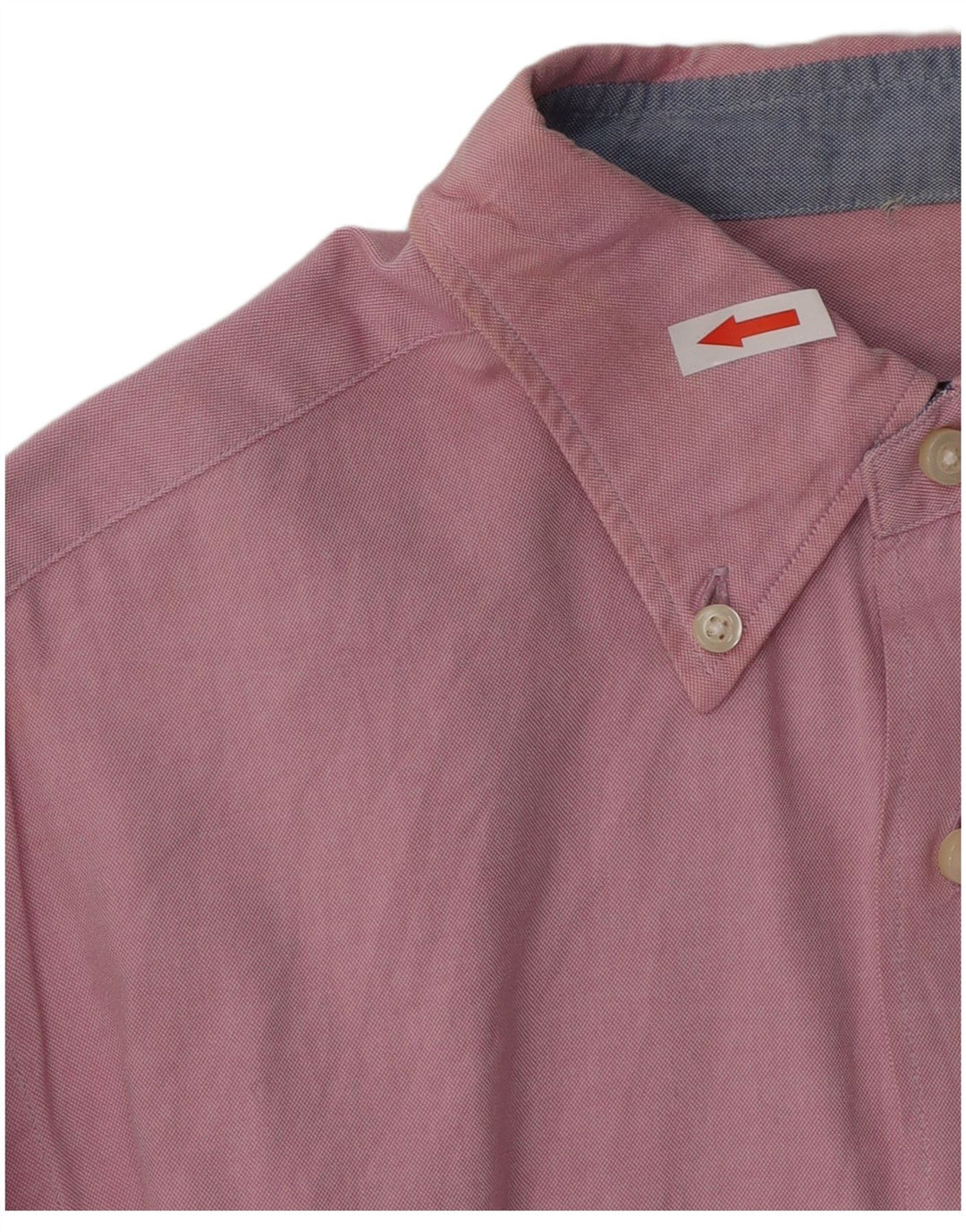 MASSIMO DUTTI Herrenhemd Große rosa Baumwolle