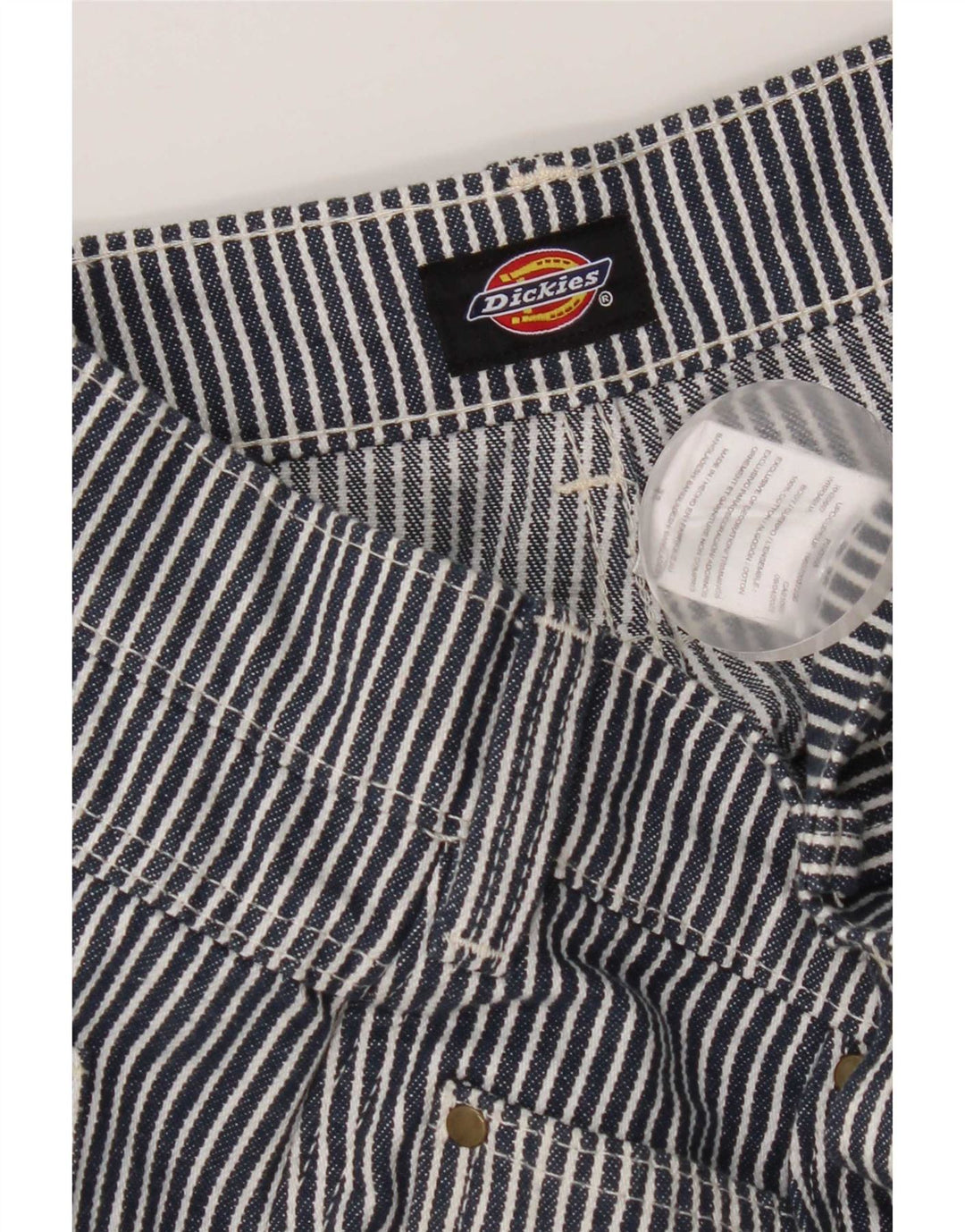 Dickies Herren-Cargoshorts W34, groß, marineblau, gestreift, Baumwolle