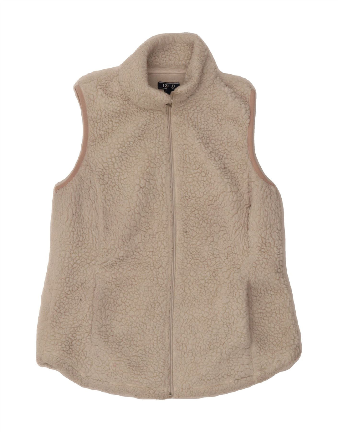 IZOD Womens Fleece Gilet UK 10 Small White Polyester Vintage Izod and Second-Hand Izod from Messina Hembry 