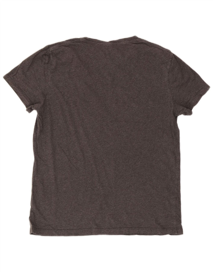 Jack Wills Herren-T-Shirt aus mittelgrauer Baumwolle