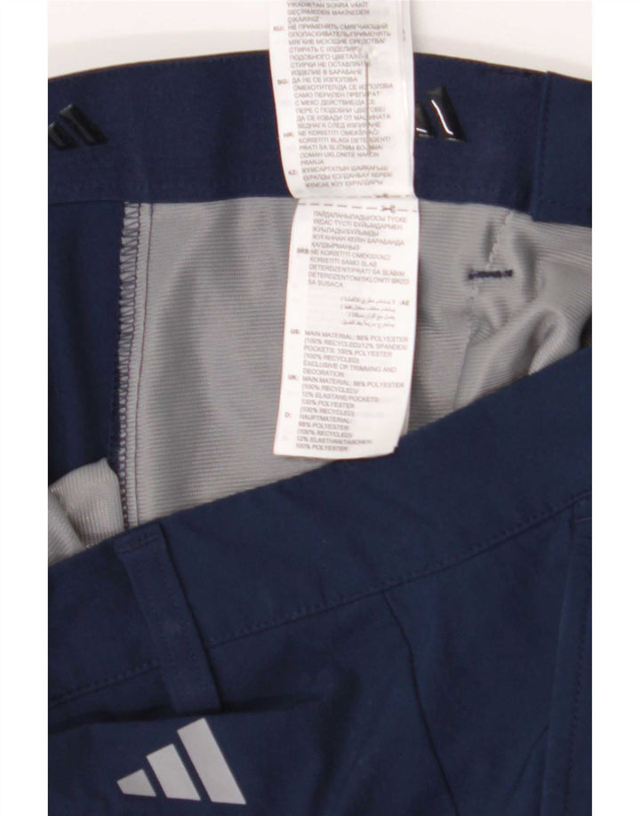 Adidas Herren Slim Chino Hose W28 L34 Marineblau Polyester