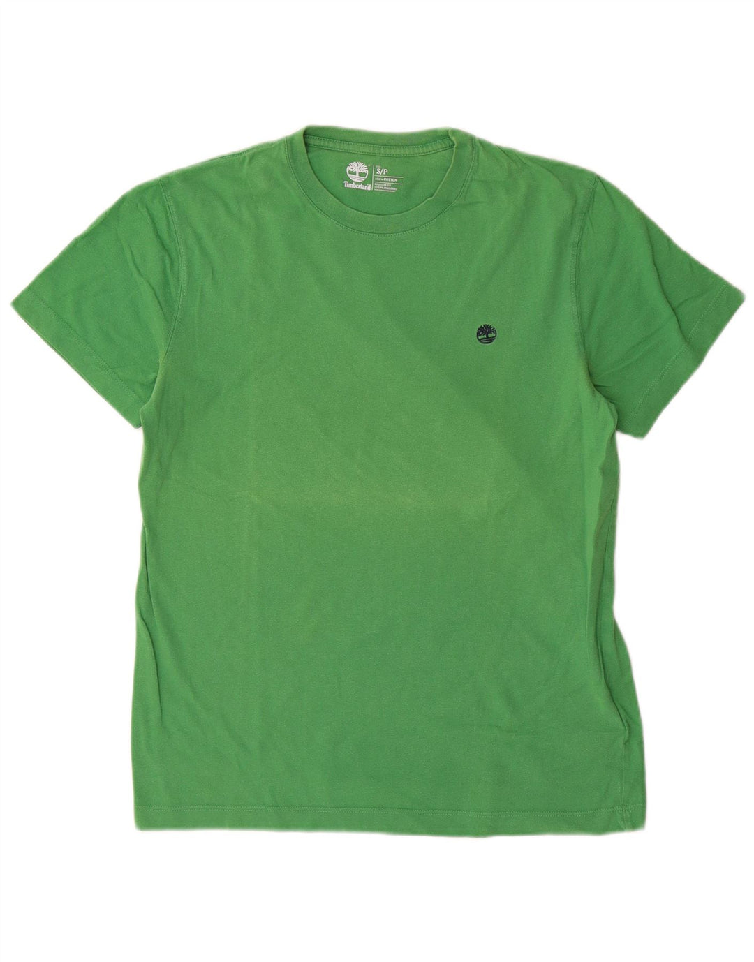Timberland Herren-T-Shirt mit normaler Passform, klein, grüne Baumwolle