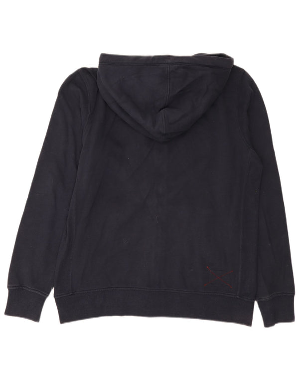Fat Face Herren-Kapuzenpullover mit Reißverschluss, groß, marineblau, Baumwolle