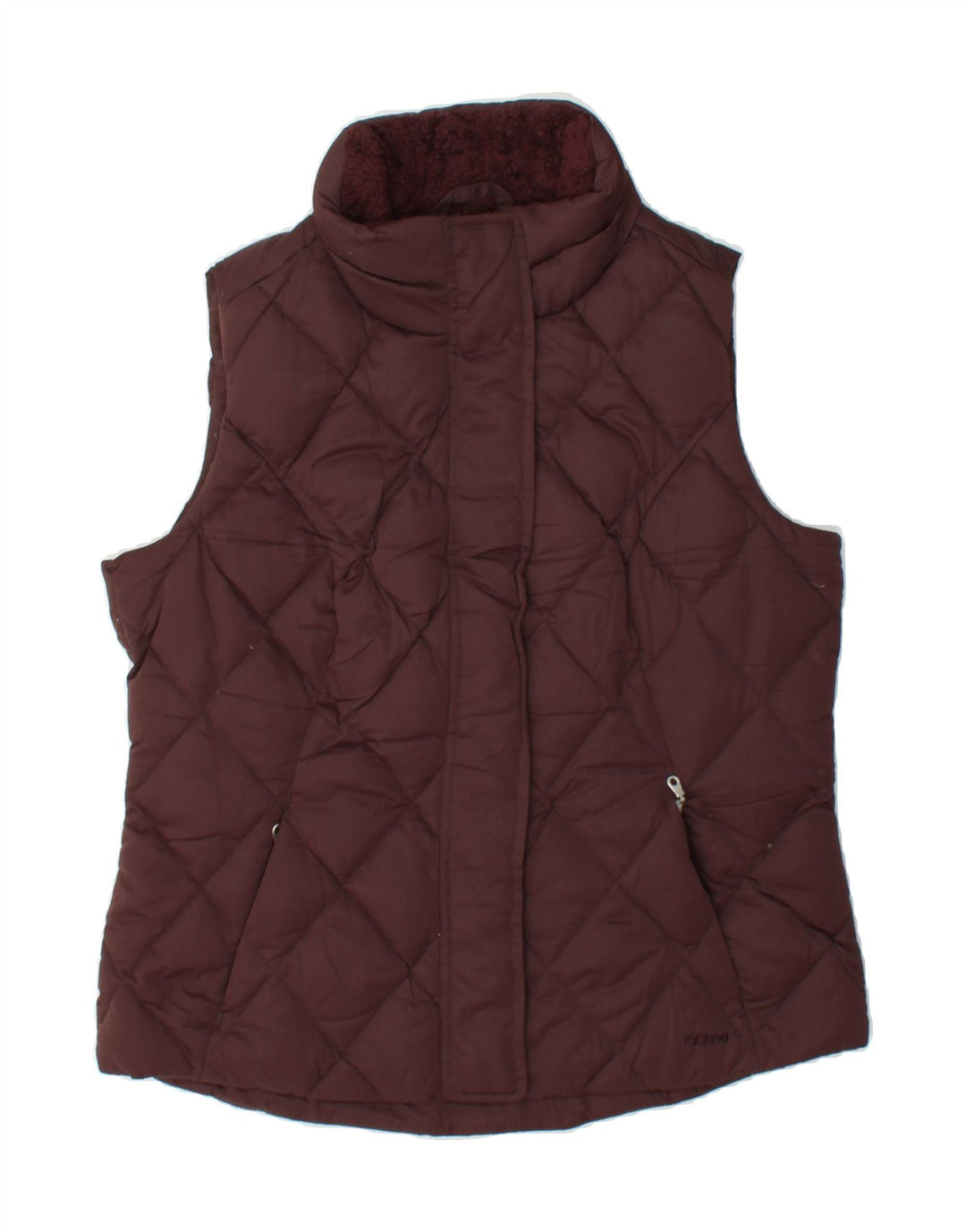 EDDIE BAUER Womens Padded Gilet UK 14 Medium Burgundy Polyester Vintage Eddie Bauer and Second-Hand Eddie Bauer from Messina Hembry 