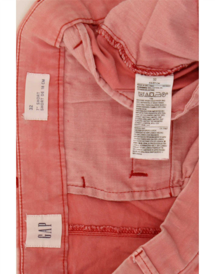 Gap Herren-Chinoshorts, Größe L, W32, rosa Baumwolle