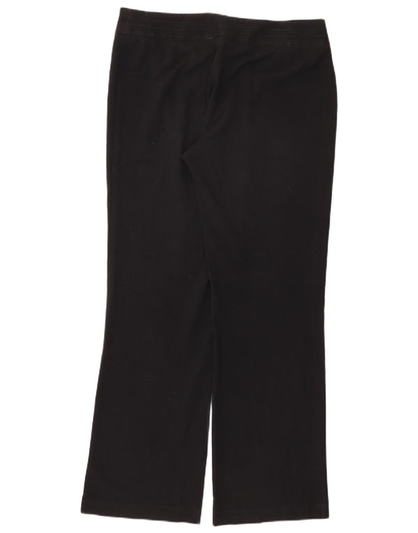 Marks & Spencer Damen-Freizeithose mit lockerer Passform, UK 16, Größe L, W36, L33, Schwarz