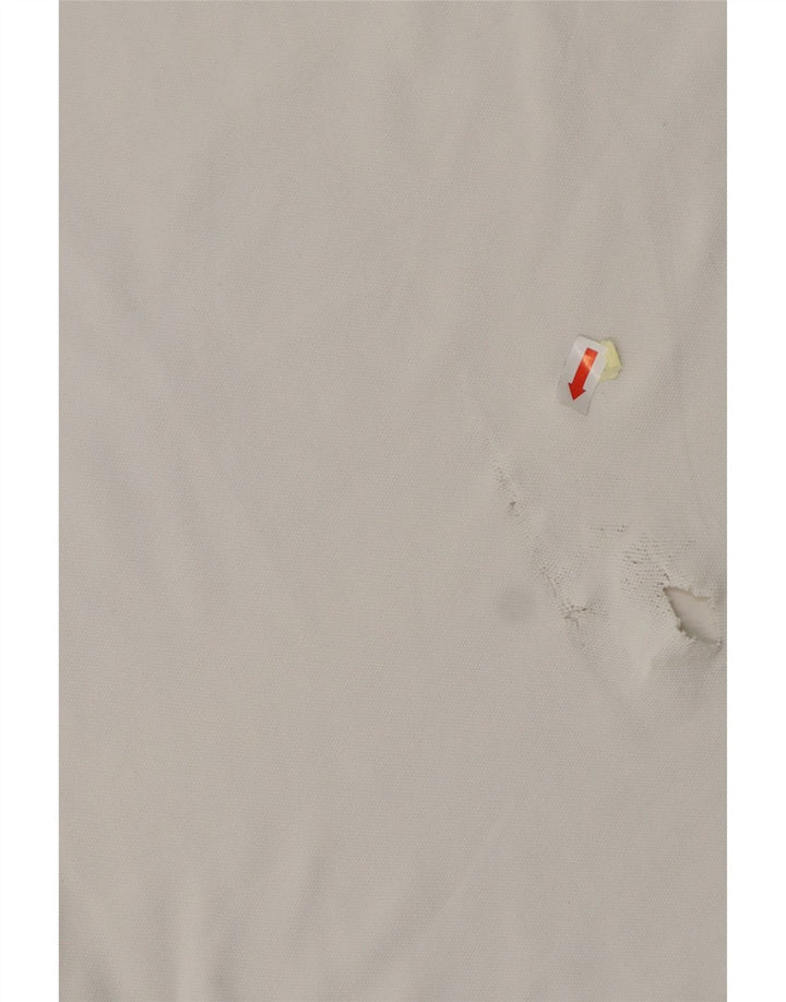 CONTE OF FLORENCE Herren-Poloshirt aus mittelweißer Baumwolle