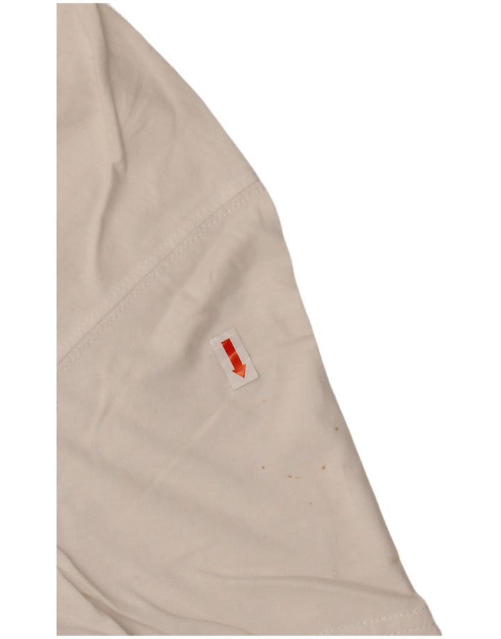 La Martina Herren-T-Shirt mit Grafik, Mittelweiß