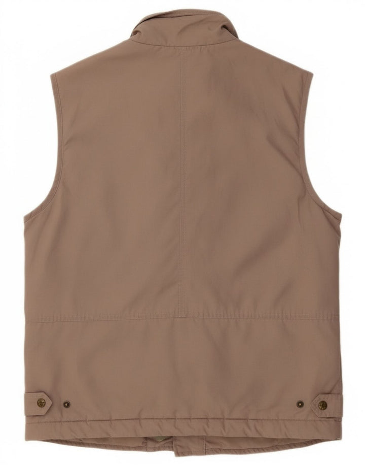 Vintage Damen Utility Gilet UK 18 XL Grau