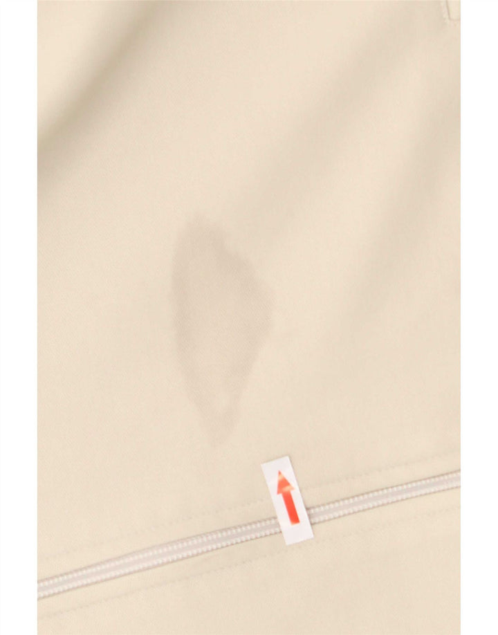 Fred Perry Herren-Kapuzenpullover mit Reißverschluss, mittelbeige Baumwolle