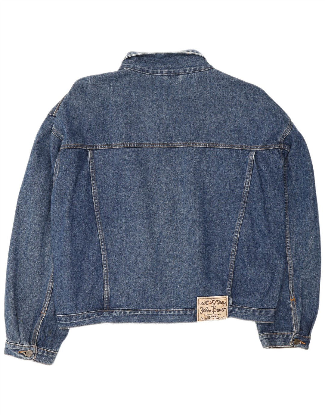 JOHN BAUER Herren Jeansjacke UK 48 4XL Blaue Baumwolle