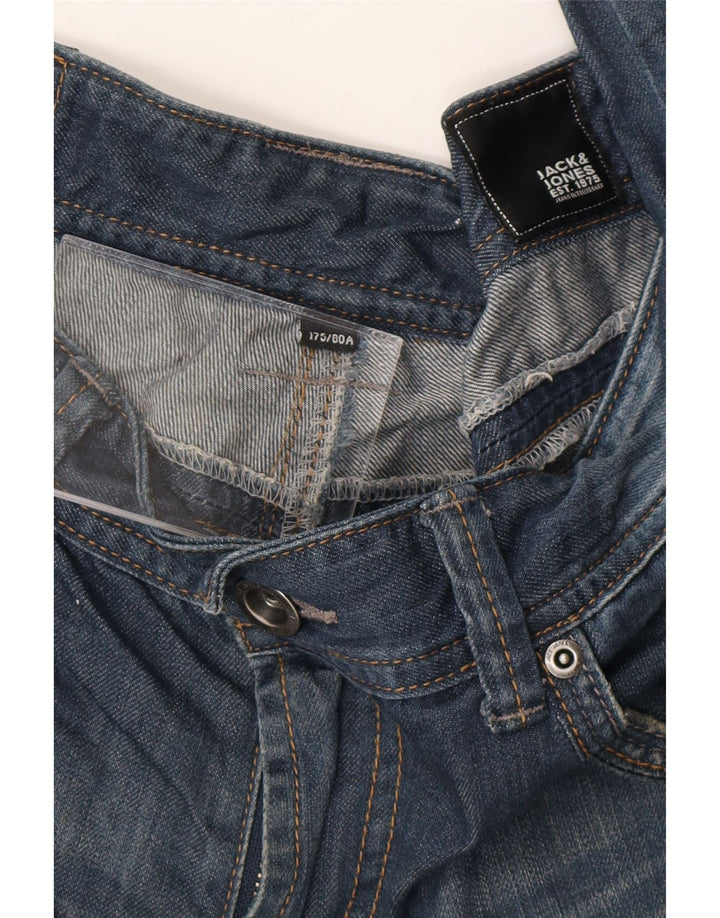 JACK & JONES Herren Straight Jeans W32 L34 Blau