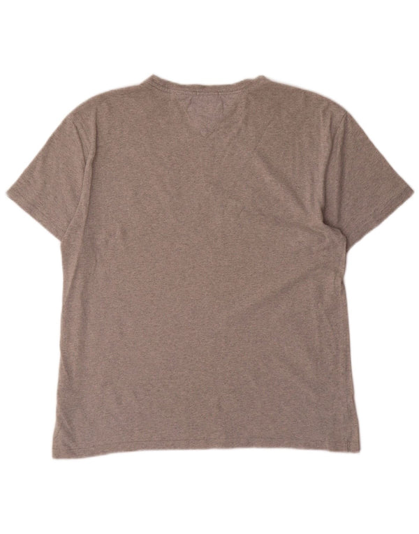 TOMMY HILFIGER Damen Regular Fit Graphic T-Shirt Top UK 14 Mittelgrau