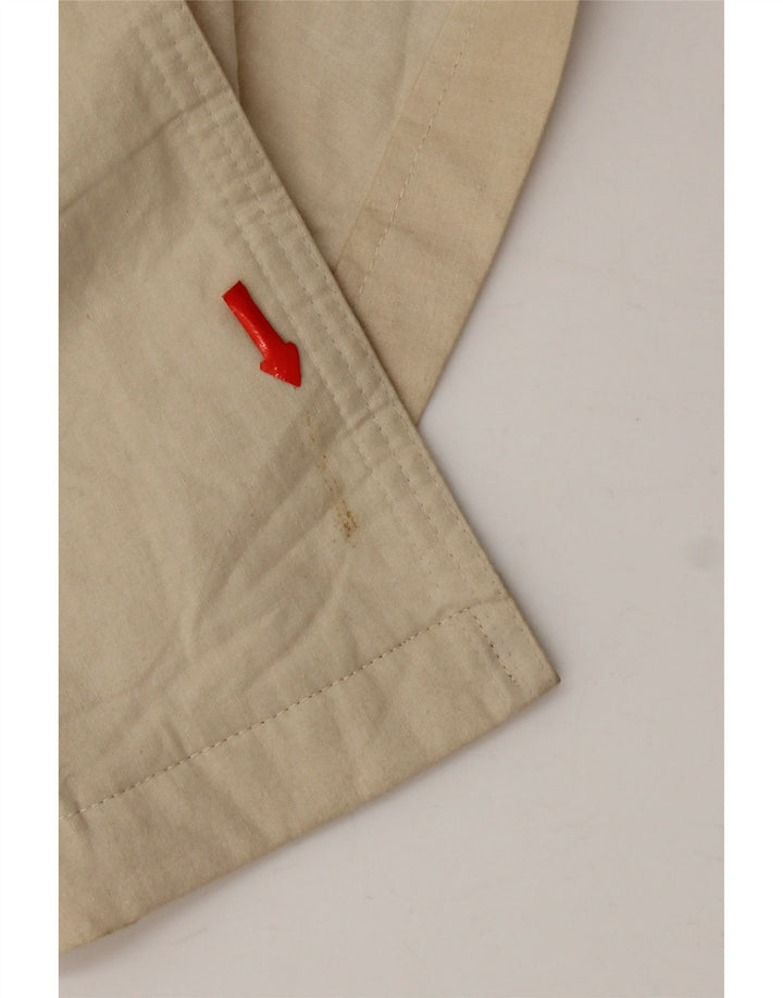 Vintage Herren Zweireihiger Trenchcoat UK 38 Medium Beige