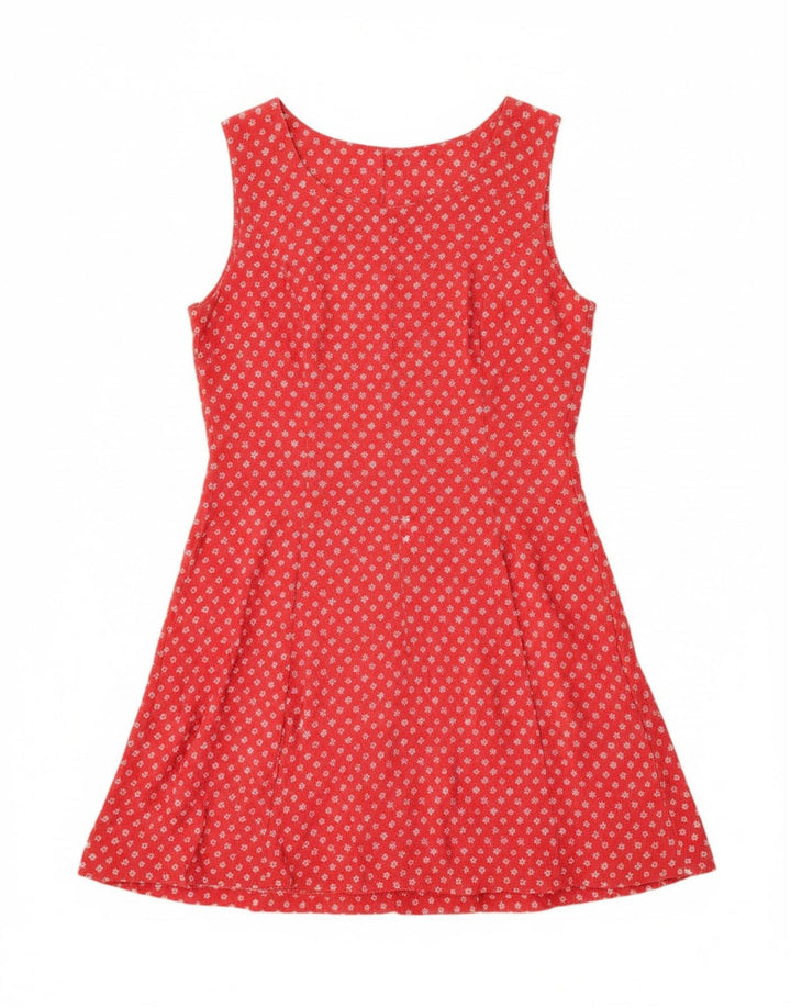 VINTAGE Womens Sleeveless Playsuit IT 42 Medium  Red Spotted