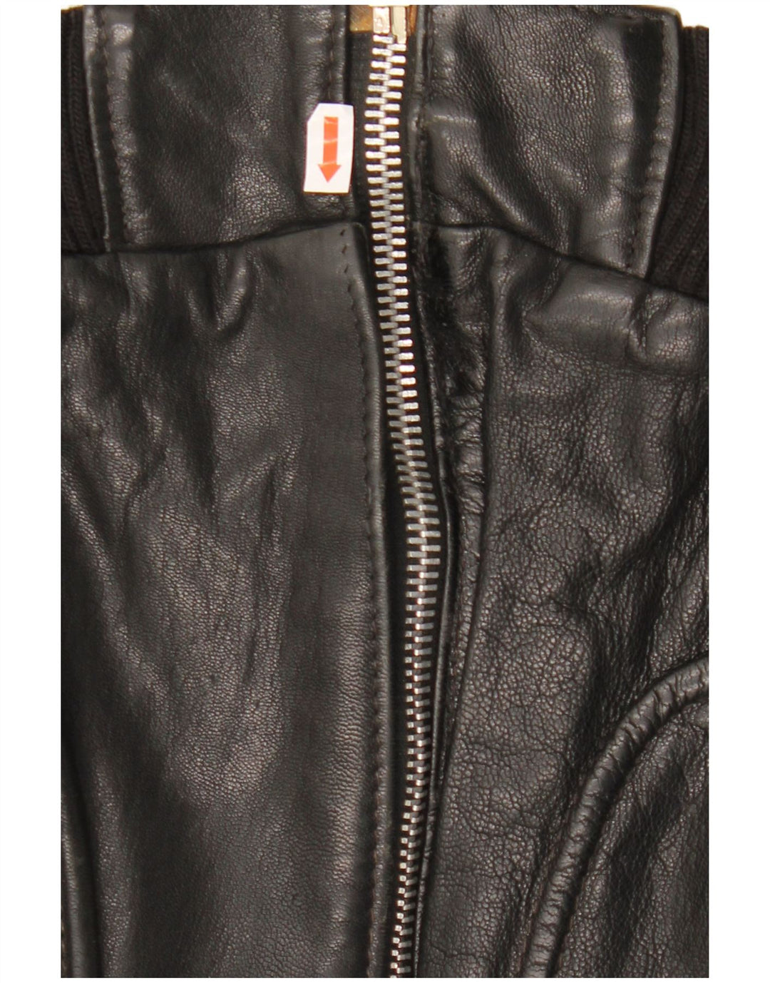 VINTAGE Herren Lederjacke UK 40 Großes schwarzes Leder