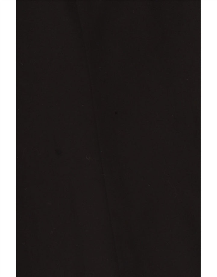 Giorgio Armani Damen Blazerjacke mit durchgehendem Reißverschluss IT 38 XS Schwarze Schurwolle