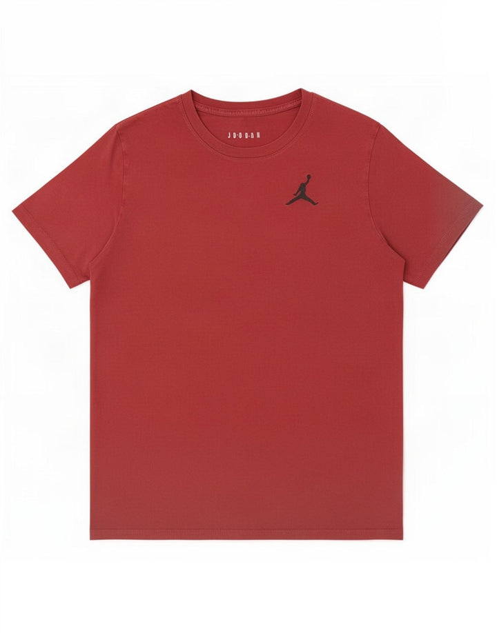 Jordan Herren T-Shirt Top Large Maroon Cotton