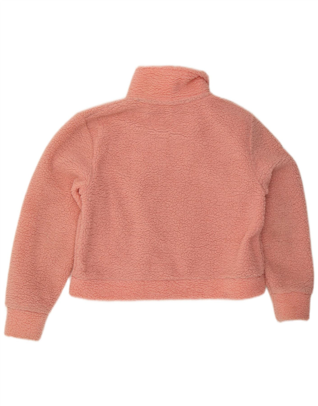 Superdry Damen Teddy Bear Übergroße Fleecejacke UK 10 Small Pink