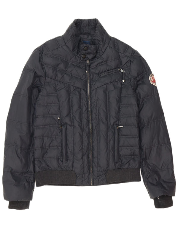Zu Elements Herren Wattierte Jacke UK 42 XL Marineblau Polyester