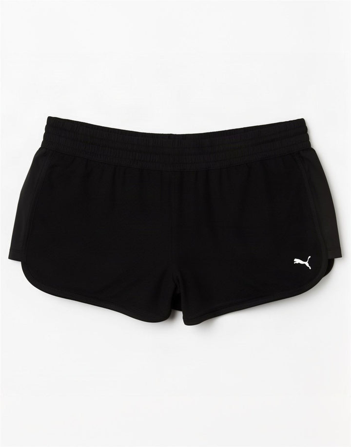 Puma Damen Sportshorts UK 12 Medium Schwarz Polyester