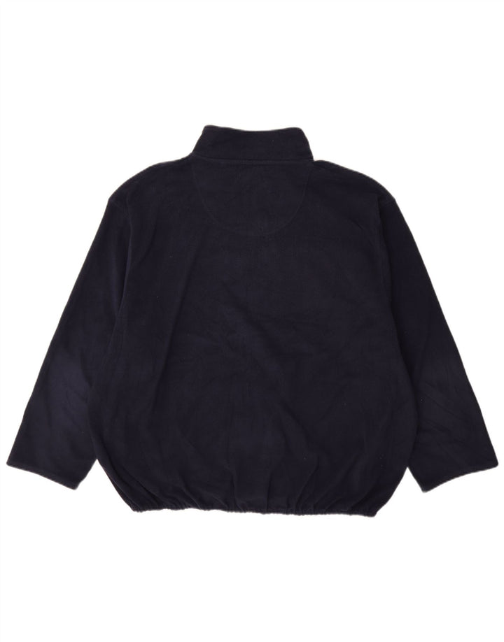 Canda Herren-Fleecepullover mit Reißverschluss am Hals, 3XL, Marineblau