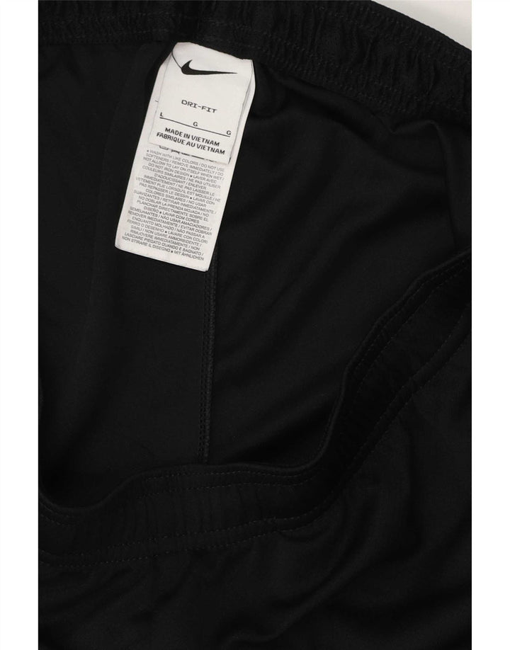 Nike Herren Liverpool Graphic Sportshorts, groß, schwarzes Farbblock-Polyester
