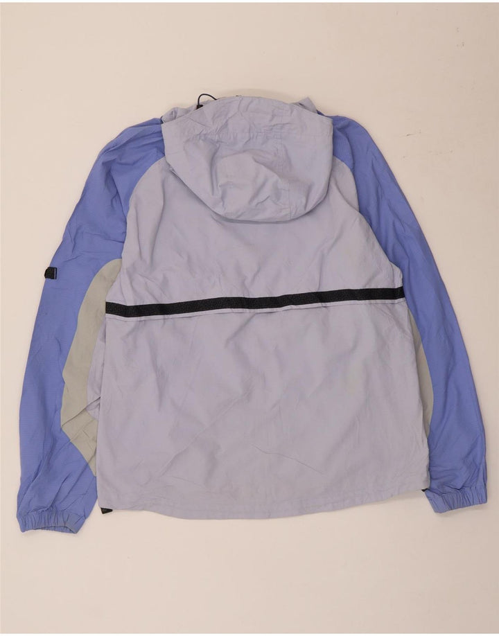 Columbia Damen-Regenjacke mit Kapuze, UK 16, Größe L, Lila, Colourblock-Polyester