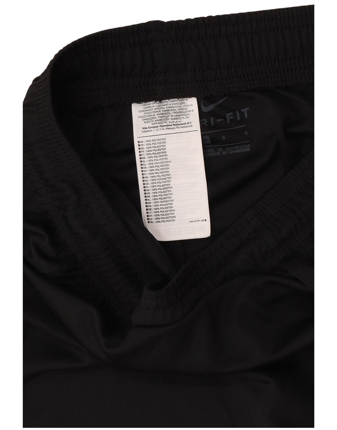 Nike Herren Dri Fit Sportshorts, groß, aus schwarzem Polyester